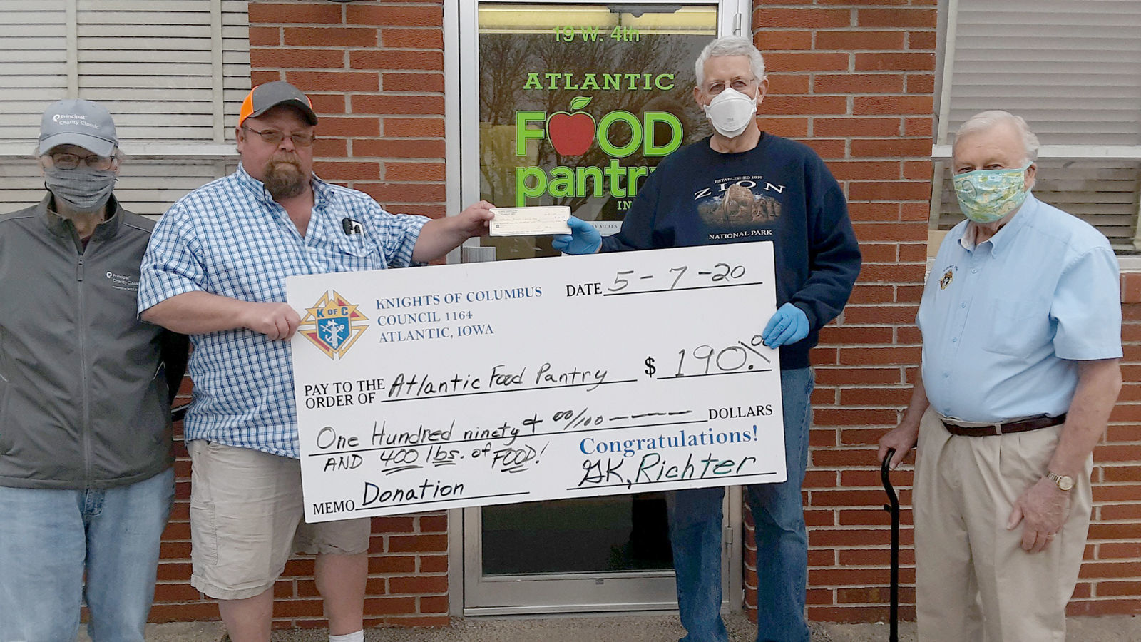 Atlantic Food Pantry Donation